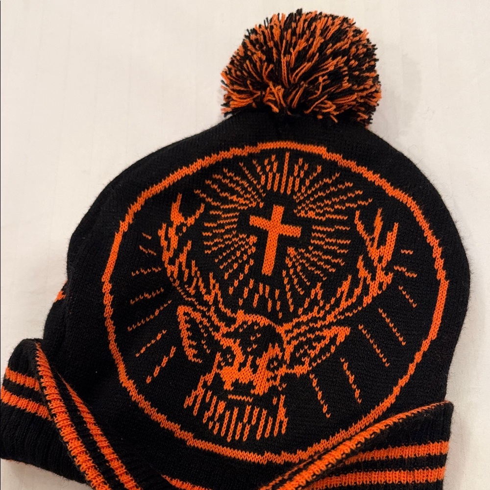 Jagermeister Black and Orange winter tuque - Picture 2 of 4